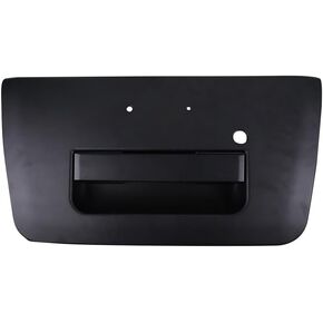 Matte Smooth Black Tailgate Handle Rear Bed Outer Door Handle Open Lock Close Latch Compatible with Nissan Frontier 2005-2014