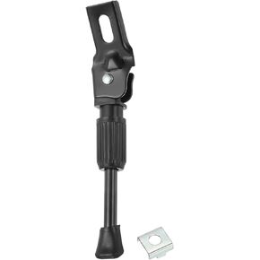 HARFINGTON Back Bike Kickstand for 16 inch Wheel Carbon Steel Bicycle Single-Side Kick Stand with Screw Washer Rear Mount Bikes Support Racks, Black