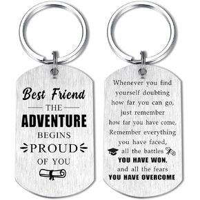 Alotozo 2025 Graduation Gifts for Her Him - Class Of 2025 Graduation Keychain for College Middle High School Graduate