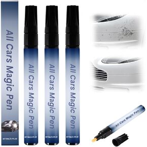 All Cars Magic Pen, Car Scratch Repair Pen Set, Quick Fix for Scratches and Paint Damage, Car Paint Scratch Waterproof, Magic Pen for Car Scratches Fits All Car Colors (3PCS)