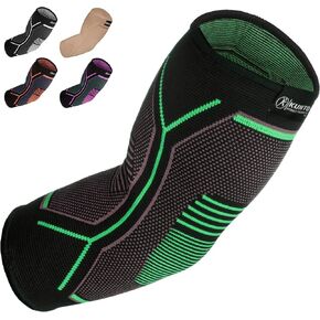 Kunto Fitness Elbow Brace Compression Support Sleeve (Shipped From USA) for Tendonitis, Tennis Elbow, Golf Elbow Treatment - Reduce Joint Pain During Any Activity! in Saudi Arabia