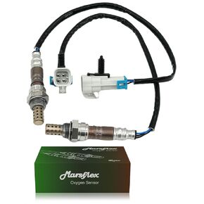Marsflex O2 مستشعر الأوكسجين 234-4668 في المنبع متوافق مع Chevy Silverado Suburban Avalanche Tahoe Malibu Impala ، GMC Yukon/XL Sierra Cadillac Pontiac Buick ، ​​استبدال 15284 250-24470 ، 2pcs