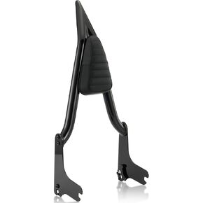 Mokitdora Touring Sissy Bar 1.5 "Pat Prasenger Backrest لعام 1997-2008 Harley Road Glide Fltr Road King Flhr Street Glide Flhx Electra Glide Flht ، Chrome