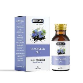Hemani Black Seed Oil 30ml - Pure Premium Cold مضغوط Nigella Sativa زيت الكمون الأسود لصحة الجهاز الهضمي ، وظيفة الدماغ ، دعم الجهاز المناعي. المصدر الطبيعي لثميوكينون