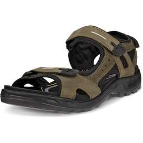 صندل رياضي يوكاتان للرجال من ECCO، Tarmac/Tarmac Nubuck، 12-12.5