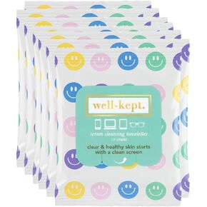 Tech & Lens Cleaning Wipes – All Smiles – 15 Count (6 Pack)