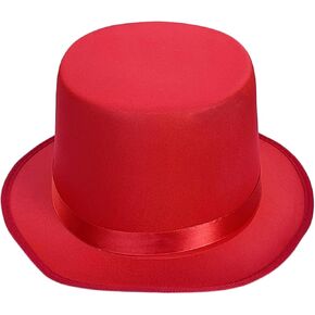 Top Hat for Men Women Adult, Magician Victorian Pilgrim Theatrical Clown Bowler Tailcoat, Cosplay Costume