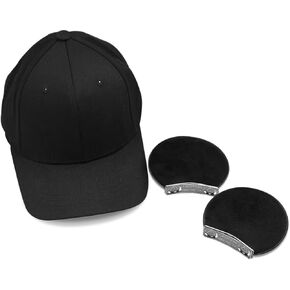 Magnetic Mouse Ears for Hats, Removable Magic Ears for Caps, Black Plush Accessories, Lightweight Fit for Men Women Boys and Girls