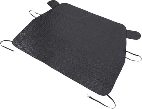 Windshield Cover for Ice Snow, Windshield Snow Cover 4-Layer Protect for Snow, Ice, UV, Frost Wiper Covers, Windproof Sunshade Cover (Black, for Toyota Tundra 2007-2021 2022 2023 2024 2025+) in Saudi Arabia