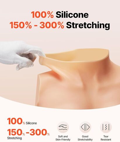 VEVOR womens Silicone Breastplate in Saudi Arabia