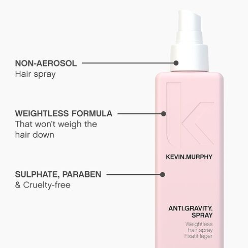 KEVIN.MURPHY ANTI.GRAVITY.SPRAY - Hair Spray for Volume & Shine - For All Hair Types - Non-Aerosol - Weightless Hair Care - 150 mL / 5.1 fl oz in Saudi Arabia