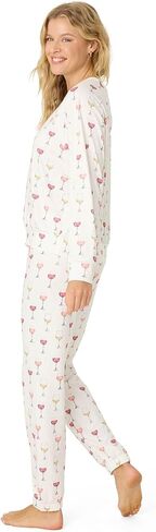 PJ Salvage Women's [Amazon Exclusive] Cloud Jersey Jogger Pajama 2-Piece Pj Set in Saudi Arabia