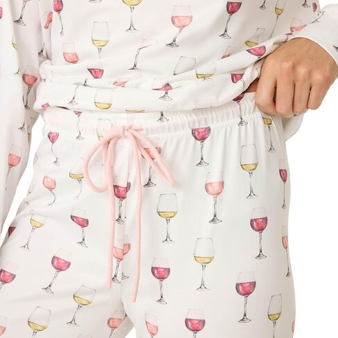 PJ Salvage Women's [Amazon Exclusive] Cloud Jersey Jogger Pajama 2-Piece Pj Set in Saudi Arabia
