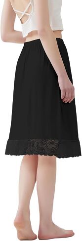 1 Pack Lace Half Slip Underskirt Half Slips for Under Dresses Skirt Extenders Womens Anti Static Half Slip in Saudi Arabia