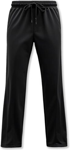 Boys Sweatpants Straight Leg Fit, Boy Athletic Joggers with Open Bottom and Drawstring Pockets for Sports Outdoors in Saudi Arabia