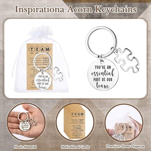 Employee Appreciation Gifts Bulk for Coworker Thank You Gifts Keychain Emotional Support Positive Keychain for Team Staff in Saudi Arabia