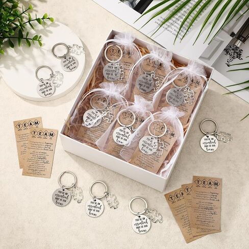 Employee Appreciation Gifts Bulk for Coworker Thank You Gifts Keychain Emotional Support Positive Keychain for Team Staff in Saudi Arabia