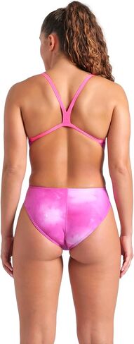 ARENA Women's Allover Tie Dye Challenge Back Athletic Sports One Piece Swimsuit in Kuwait