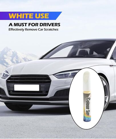 Touch Up Paint Pen,Car Paint Pen,Car Paint Scratch Repair,Car Accessories Car Scratch Remover Pen,Car Touch Up Paint,Car Paint Scratch Repair,Paint Pen for Cars Paint Scratch Repair (White) in Kuwait