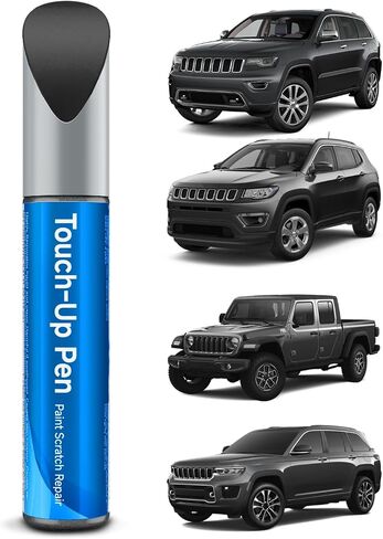 تلمس الطلاء المتوافق مع Jeep Match Match Up Paint Car Scratch Repair (White White (PW7/GW7) متوافق مع Cherokee/Compasse/Grand Cherokee/Grand-Wagoneer/Patriot/Wagoneer/Wrangler-JK/Wrangler-JK-unlimited) in Kuwait