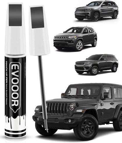 PW7/GW7 أبيض مشرق لمس الطلاء المتوافق مع Jeepexact Match 2 في 1 لمس الطلاء للبطاطا والرقائق إصلاح in Kuwait