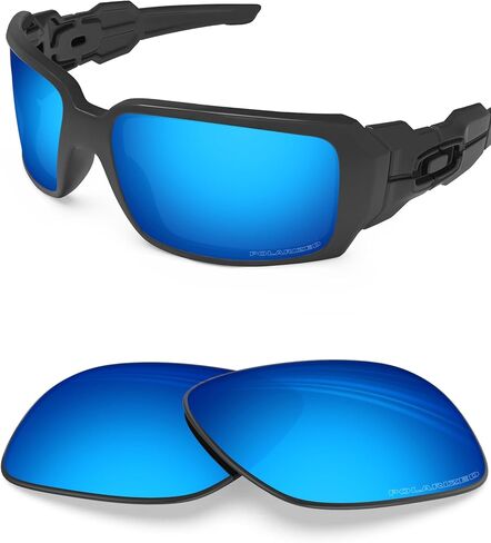 BLAZERBUCK Anti-salt Polarized Replacement Lenses for Oakley Oil Drum Sunglass in Saudi Arabia