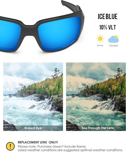 BLAZERBUCK Anti-salt Polarized Replacement Lenses for Oakley Oil Drum Sunglass in Saudi Arabia