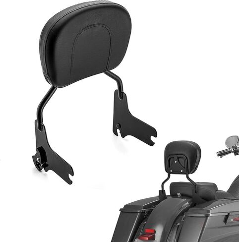 Dasen Detachable Sissy Bar Compatible with Harley Touring, Passenger Backrest Quick-Release Fit Touring Road Glide Street Glide Electra Glide Road King 2009-2024 Black in Saudi Arabia