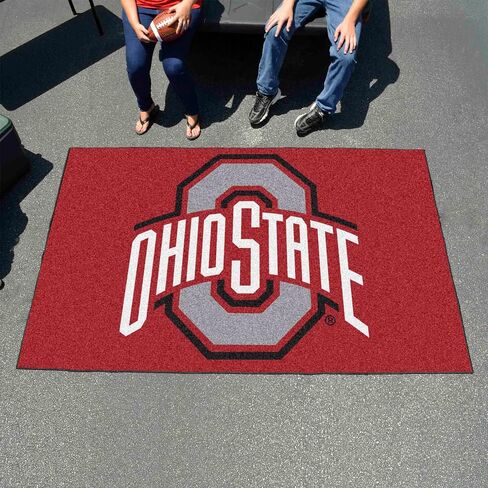 سجادة FANMATS 1517 Ohio State Buckeyes All-Star - 34 بوصة × 42.5 بوصة سجادة منطقة المعجبين الرياضية، سجادة ديكور المنزل وحصيرة خلفية in Saudi Arabia