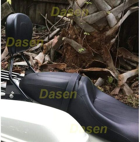 Dasen Detachable Sissy Bar Compatible with Harley Touring, Passenger Backrest Quick-Release Fit Touring Road Glide Street Glide Electra Glide Road King 2009-2024 Black in Saudi Arabia