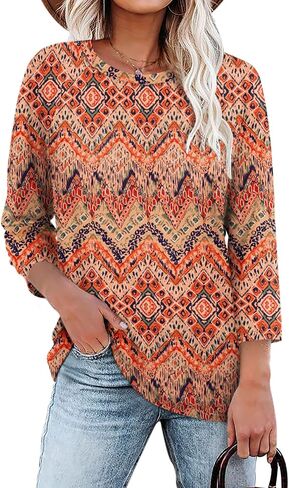 WIHOLL 3/4 طول الأكمام من TOPS SUMMER BASION BUSISIONLATES CASTALEDS 2025 FASHION in Kuwait