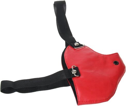 COOLLA Punk Leather Mask Motorcycle Biker Half Face Mask Anti-Dust Sport Mask in Kuwait