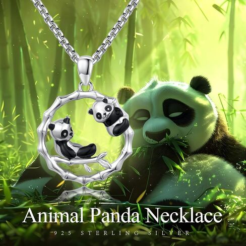 Bunny Necklace for Women 925 Sterling Silver Double Rabbit Pendant Necklace Animal Rabbit Jewelry in Saudi Arabia