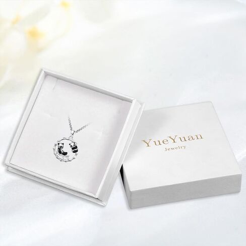 Bunny Necklace for Women 925 Sterling Silver Double Rabbit Pendant Necklace Animal Rabbit Jewelry in Saudi Arabia
