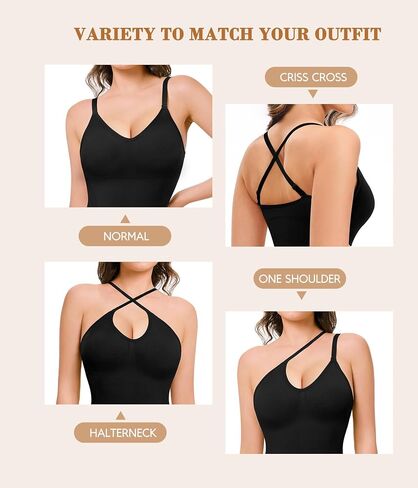 Irisnaya Waist Trainer Shapewear Bodysuits For Women - Seameless Tummy Control Bodysuit Full Body Shaper in Saudi Arabia