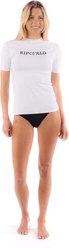 Rip Curl Women's Short Sleeve Rashguard with UPF 50+ Sun Protection Swim Shirt in Saudi Arabia