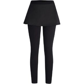 Girl's 2 in 1 Skirted Leggings Preppy Workout Yoga Tennis Pants Casual Trousers