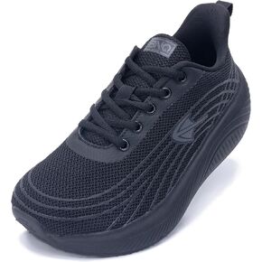 PERSOUL Wide Toe Box Shoes Women Walking Shoes with Arch Support Comfortable Tennis Sneakers for Plantar Fasciitis Foot Pain Relief US 6-11