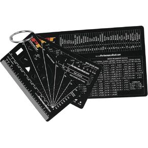 Performance Tool W485 Pocket Precision Reference Cards Kit Set, 1 Pack