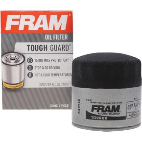 فلتر زيت بديل FRAM Tough Guard TG9688، مصمم لتغييرات التدفق الكامل بفاصل زمني يصل إلى 15 ألف ميل