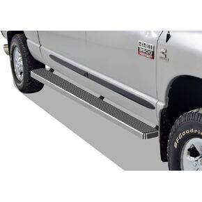 APS (304 Stainless Steel Polished Silver 6 inches Running Boards Nerf Bars Side Steps Compatible with Ram 1500 2009-2018 Crew Cab & Ram 2500 3500 2010-2024