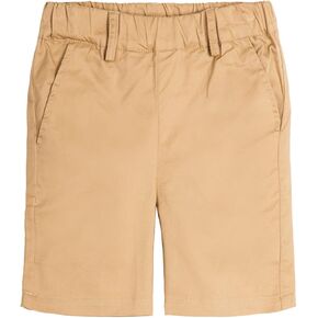 Mud Kingdom Fashion Boy Chino Shorts Elastic Waist Flat Front Summer School Uniform