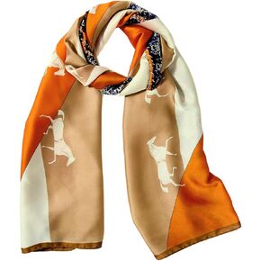 American Flag Scarf for Women Patriotic Flag Scarf Silk Feeling Scarves Square Stain Scarf Wrap Neck Scarf