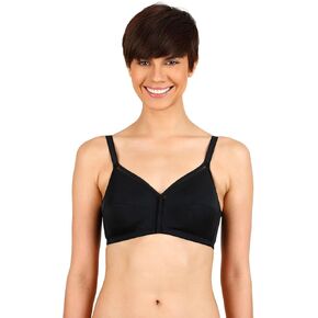 True Curv Single Layered Non Wired Compleice Minimiser Bra - Black 40C