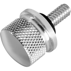 Motorcycle Seat Bolt Rear Mount Screw Kit, 304 Stainless Fender Seat Nut Kit Compatible with Harley Davidson Sportster Softail Touring Dyna 1996-2024(Silver)