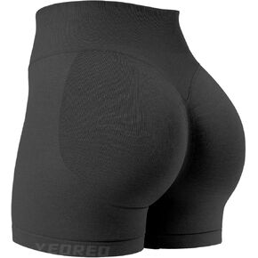شورتات تجريب Yeoreo Softhue للنساء Scrunch بعقب رفع 4.5 "صالة ألعاب رياضية سلسة.