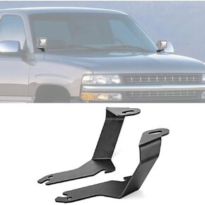 Hood Mount Brackets Ditch Light Pods Bracket Compatible with Chevrolet Silverado 1500 2019-2022
