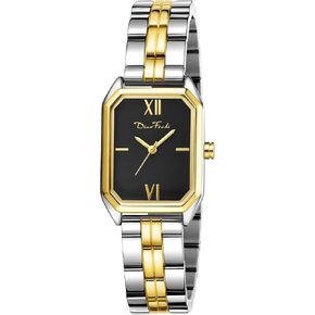 Diaofendi Women's Petite Gold Watch,Dress Analog Waterproof, Stainless Steel Bracelet Watches for Women