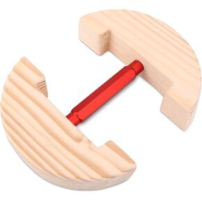 Adjustable Hat Stretcher for Fitted Hats, Wooden Cowboy Hat Reshaper Fitted Baseball Caps Support Solid Wood Heavy Duty Hat Jack Shaper Accessories for Men Heavy Duty of Hat Extender