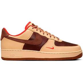 Nike Air Force 1 '07 Men's Shoes (HQ3447-222, Light British Tan/Sesame/Picante Red/Cacao Wow)